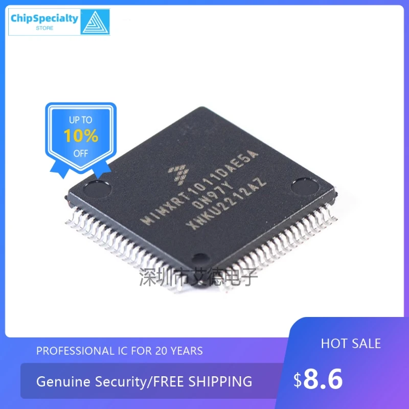 Original genuine patch MIMXRT1011DAE5A LQFP-80 core M7/32-bit microcontroller