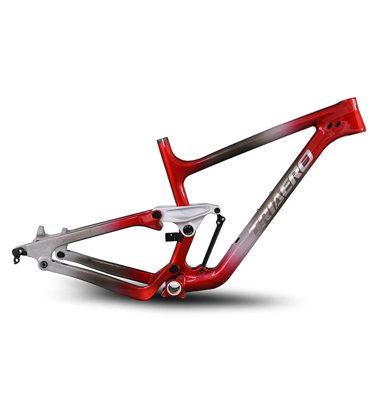 Frozen Painting Carbon 27.5er Full Suspension Mtb Plus Trail Bike Frame With Travel 130mm