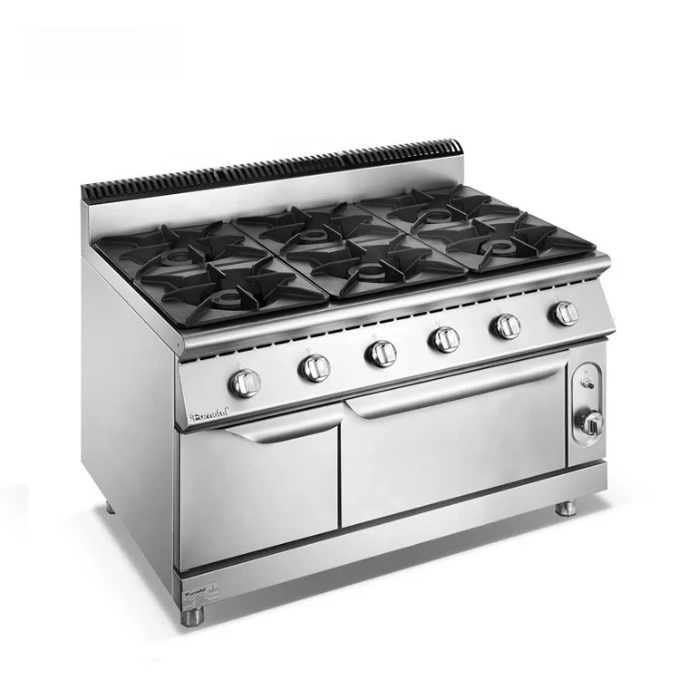 Commercial Six Burner Ranges Stoves Good Price With Oven