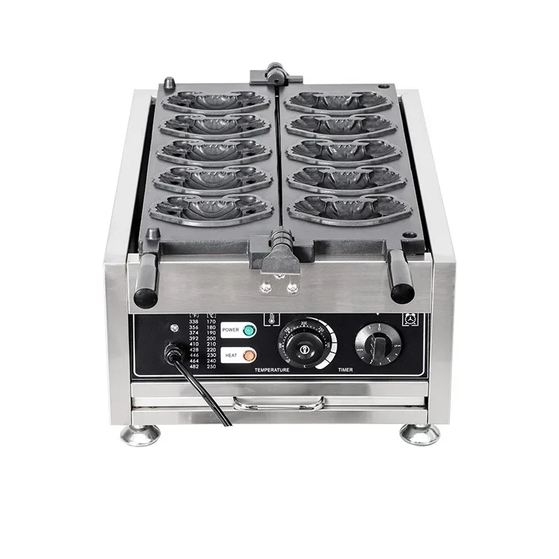 

z Commercial Cartoon Crab Waffle Maker Making Machine Non-stick Waffle Maker Crab Shape Taiyaki Machine