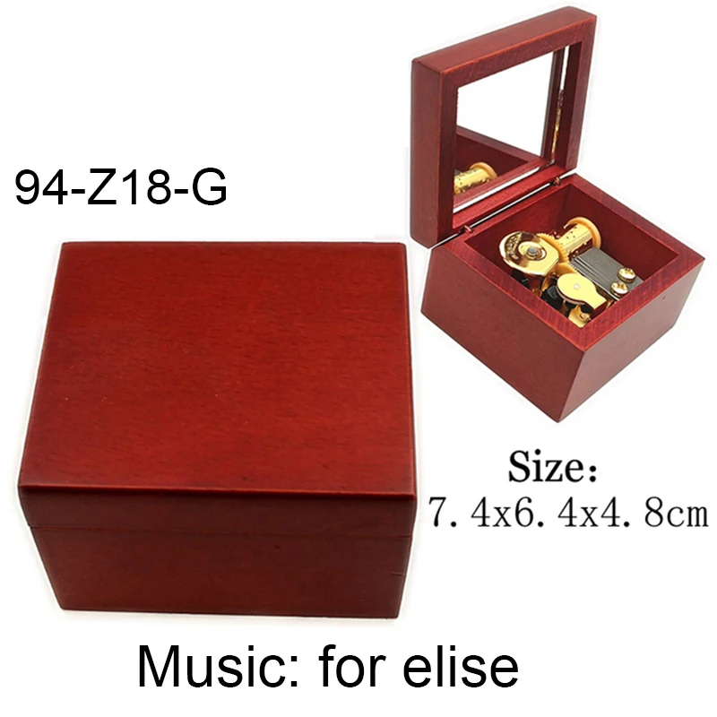 lilium greensleeves river flows in you Anime your name with mirror Music Box gold Mechanism Wind Up for Christmas new year gift