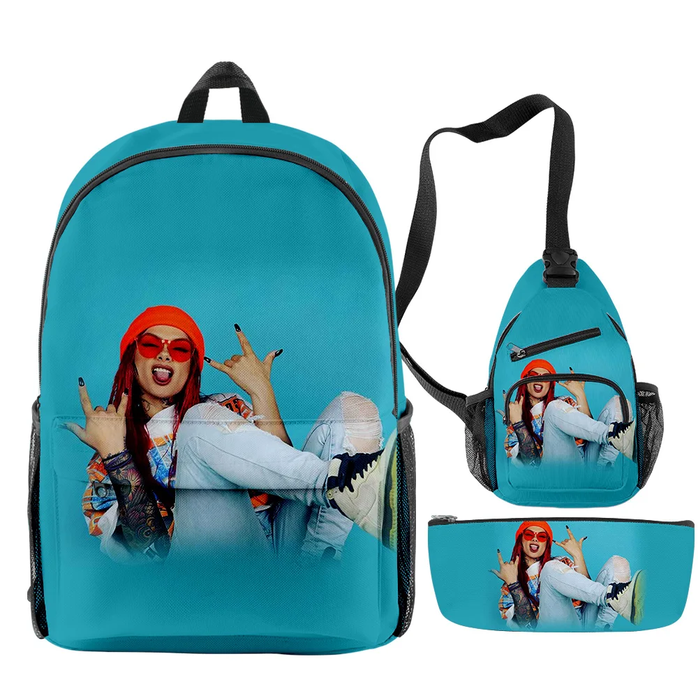 Imagem -03 - Neve Tha Produto Merch Mochilas Peças Define Zíper Daypack Unisex Traval Bolsa 2023 Novo Harajuku Estudante Bolsa de Escola