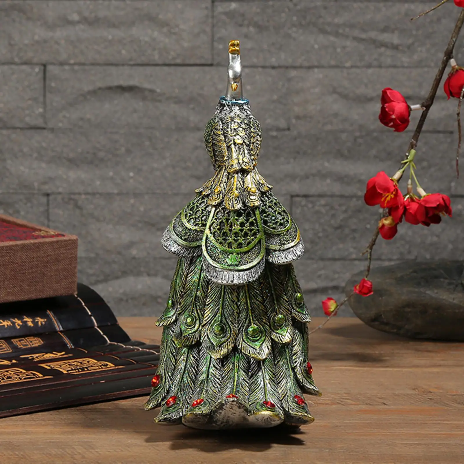 Vivid Peacock Candle Holder Candlestick Candleholder for Home Decoration