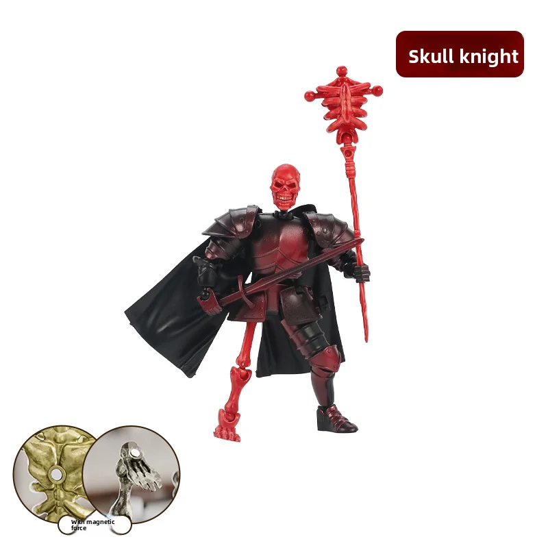Mittelalter Skelett Ritter Multi Jointed Bewegliches Spielzeug Multi Form Action Figure DIY Mannequin Mecha Montieren Kinder Spielzeug Geschenke