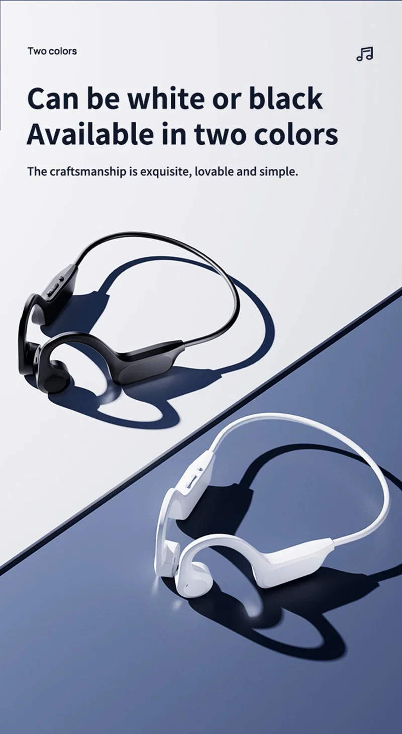 Lenovo X7 Knochenleitungs-Wireless-Ohrhörer Sport Schwimmen Bluetooth-kompatibler Kopfhörer Freisprechfunktion mit Mikrofon für Lauf-Ohrhörer – Detail 11