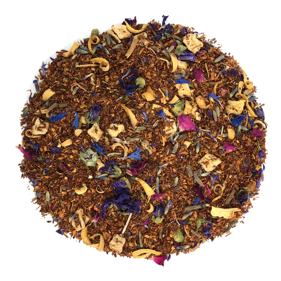 Rooibos Relax | 100 gr Infusión relajante con Rooibos, azahar, valeriana, manzana, malva, lavanda y saflor