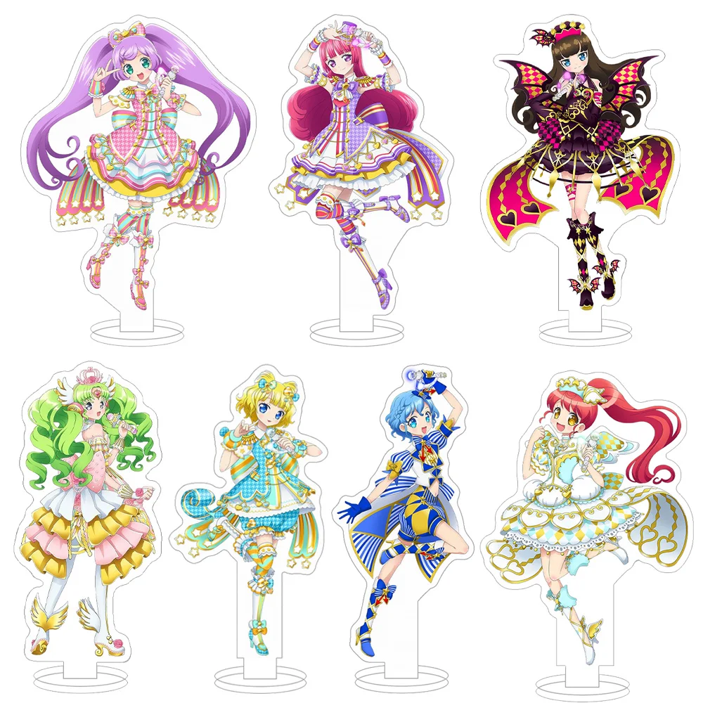 Pripara Offizielle Character Laala Manaka Mirei Minami Sophy Hojo Falulu Aroma Kurosu Kanon Pinon Mikan Shiratama Acrylständer