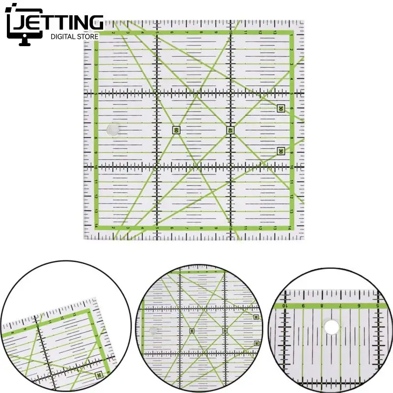 Transparent Quilting Sewing Patchwork Ruler Cutting Tool Tailor Craft G03 Drop Ship Size: 15x15cm