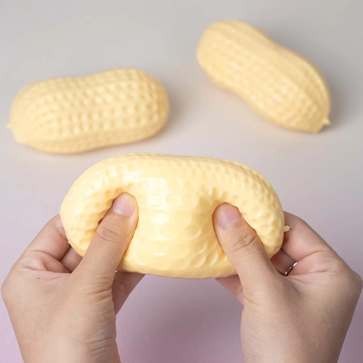 Peanut Empty Ball Shell DIY for Filling Slime Bubble Ball Material Squishy Relief Squeeze Toy Craft Making Stress Gifts