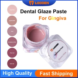 Dental Lab Glaze paste Set 4g Gingiva Porcelain Glazing Stain Paste Low Temperature Fluorescent Stain Dental Lab Materials