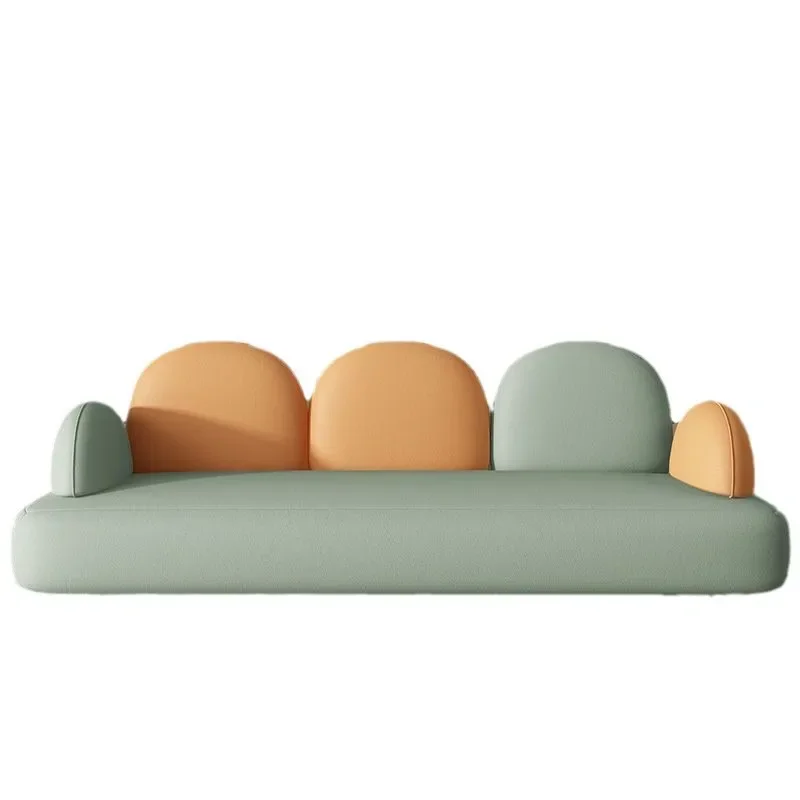 Small apartment Q Meng sofa, light luxury style simple modern technology cloth double three people leisure clothing n sstore