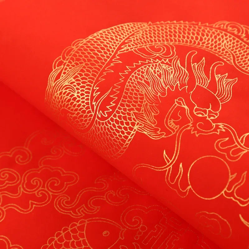 20 Sheets/pack Red Rice Paper For Writing fu Spring Festival Door Window Decor Chinese New Year Decorations Rabbit Year Ornament