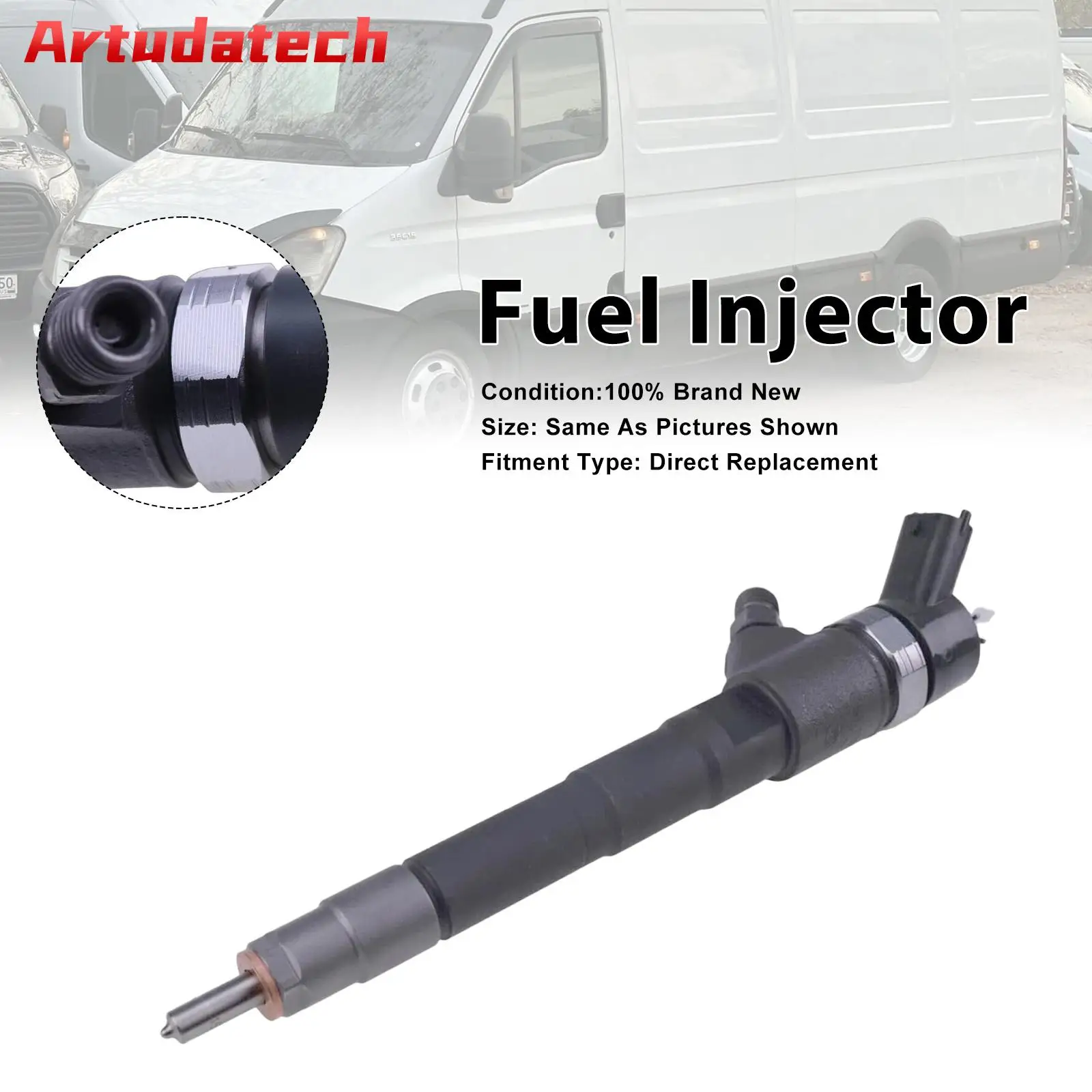 Artudatech 1 inyector de combustible para Iveco Daily IV 2006 2007 2008 2009 2010 2011 Iveco Massif 08-11 0445110248, accesorios para coche