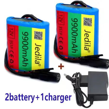 

100%.New.12V.9900 mAh.3S1P.Batterie Au Lithium.18650.Batterie Au Lithium Pack Protection Conseil Rechargeable.