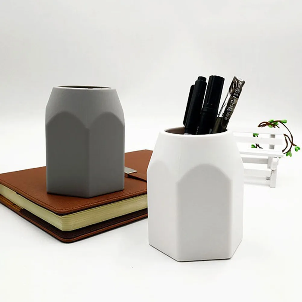 Pen Holder Desk Organizer Office Storage Pencil Desktop Halloween Christmas College Students Kitchen Organizer Silicone