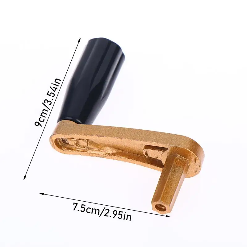 Hand Crank Handle For Clothes Drying Rack 6-Tooth Use Easy Hanger Crank Metal Handle Manual Lift Hanger Replacement Handle