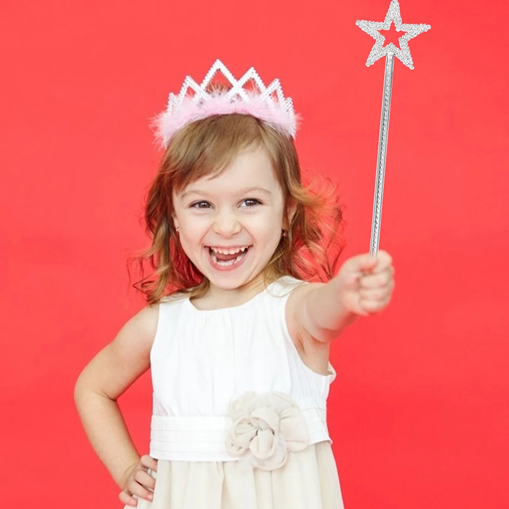 

10pcs Star Shape Fairy Plastic Toys Kids Clothes Dance Performance Props Party Stage Masquerade Sticks Halloween Festival