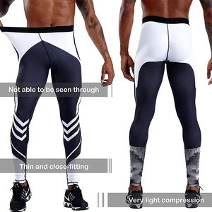 Men's Running Leggings Rapid Dry, SportSwear, Fitness Gymnasium Fair Pants Training, Sport Pants, Compression Sports Pants 8 Main Sales Gym clothes - №2