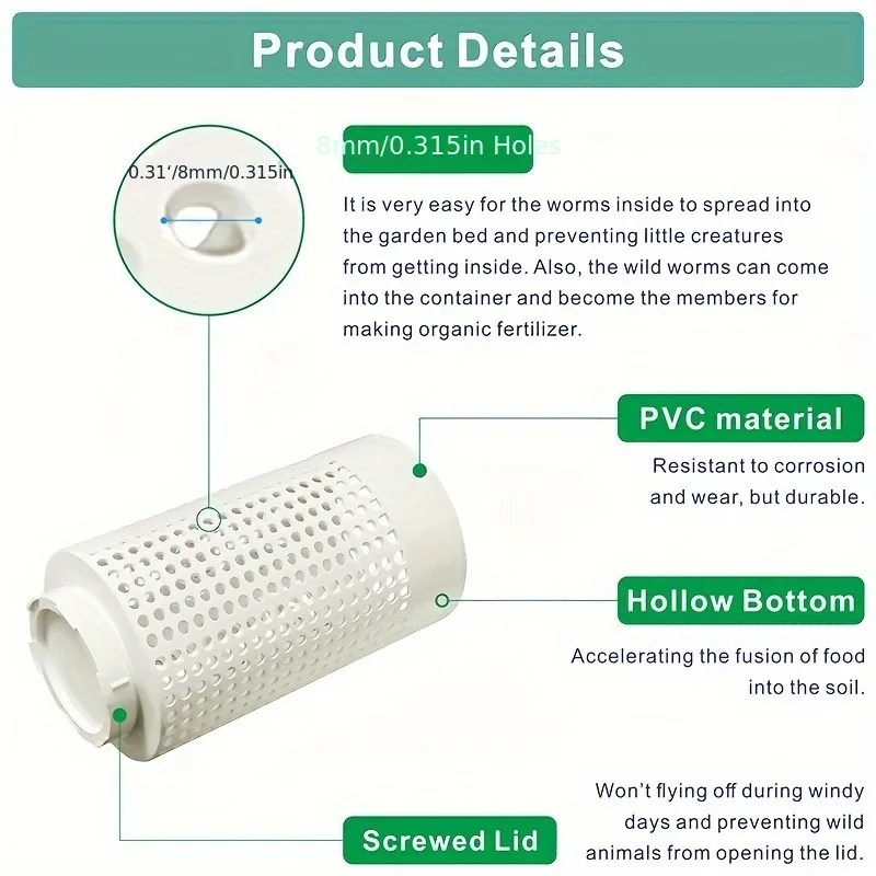 2pcs Aquaculture Pond Drain Outlet Shrimp Tank Bottom Sewage Overflow Strainer Anti Escape Filter view 3