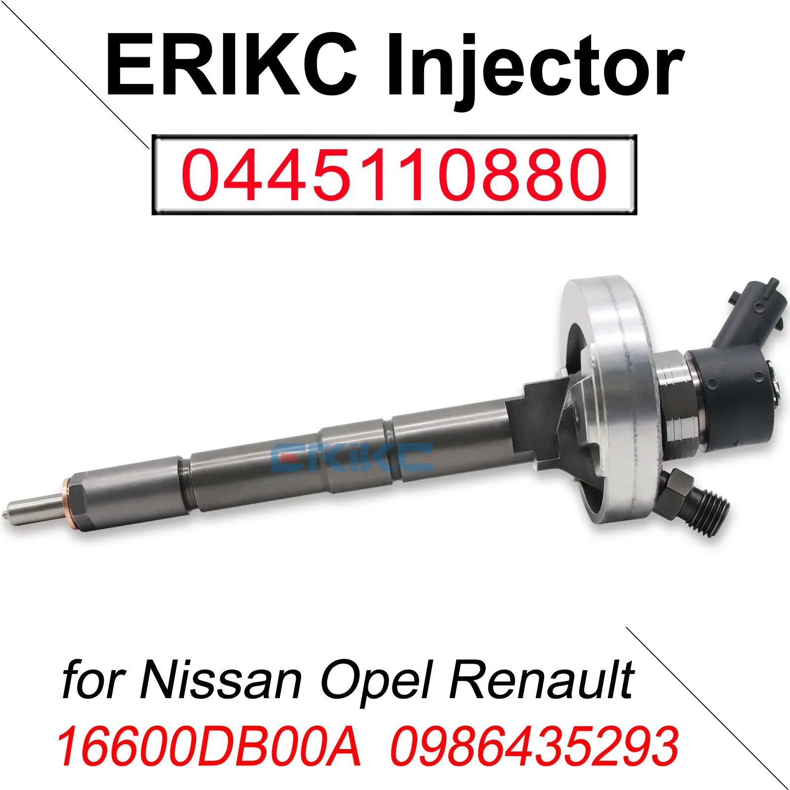 

0445110880 Common Rail Injector 16600DB00A Diesel Parts Nozzle 0 445 110 880 For Nissan Opel Renault 0986435293 16600-DB00A