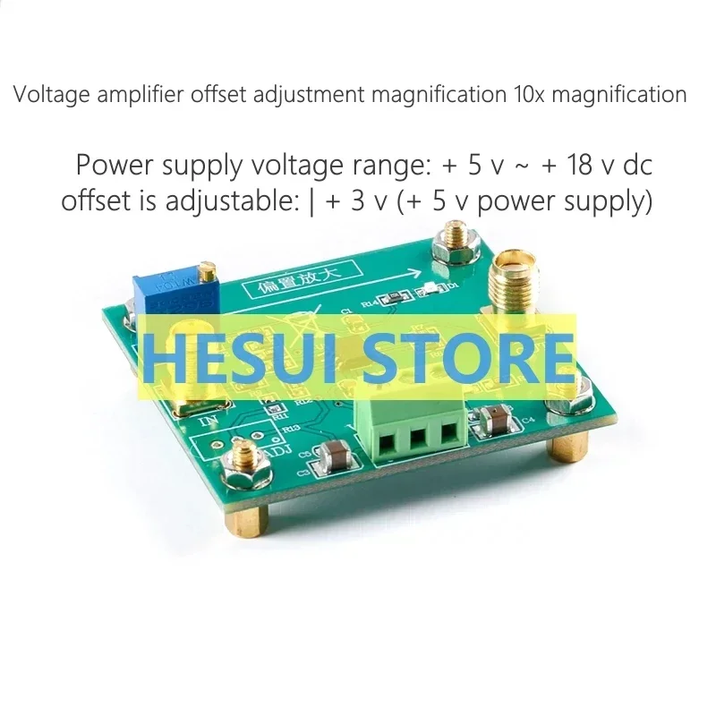 Dc offset  Voltage /offset adjustment  / 10x amplifier module