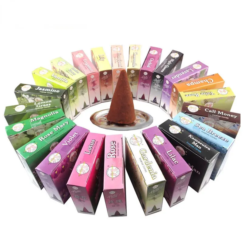 10 Grains Indian Pagoda Aromatherapy Natural Rose Lavender Office Incense Freshen The Air To Help Sleep Soothe The Spirit