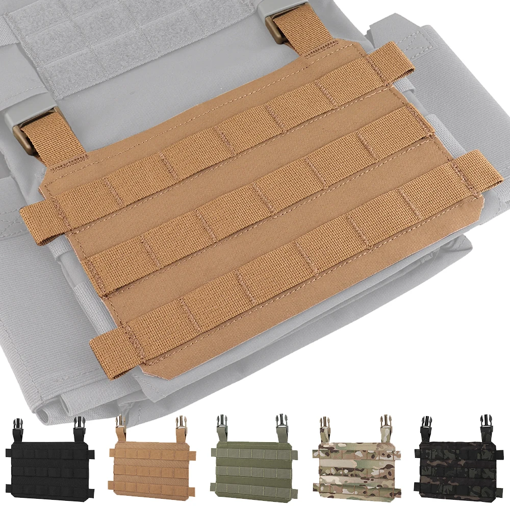 Tactical Vest Molle Placard Modular Front Flap Adapter Panel For THORAX Airsoft Vest Expansion Equipment,Plug-in Installation