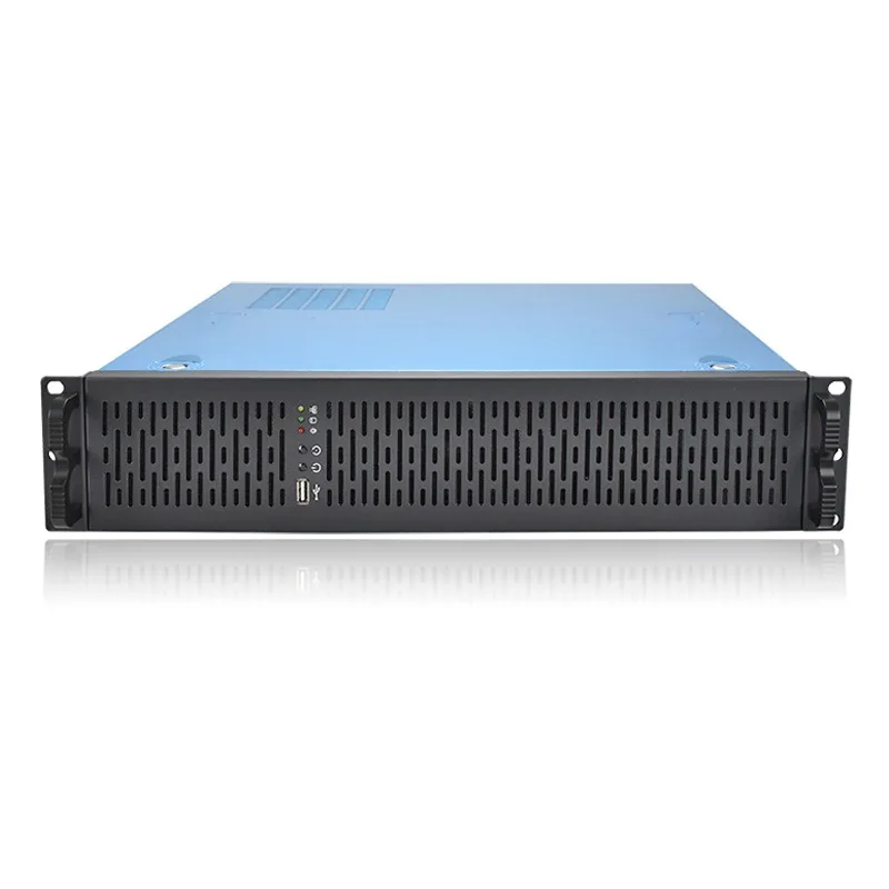 2U 380mm Short Depth Rackmount Chassis  Industrial Server Case CCTV DVR Security Storage Computer Case Support ATX Motherboard