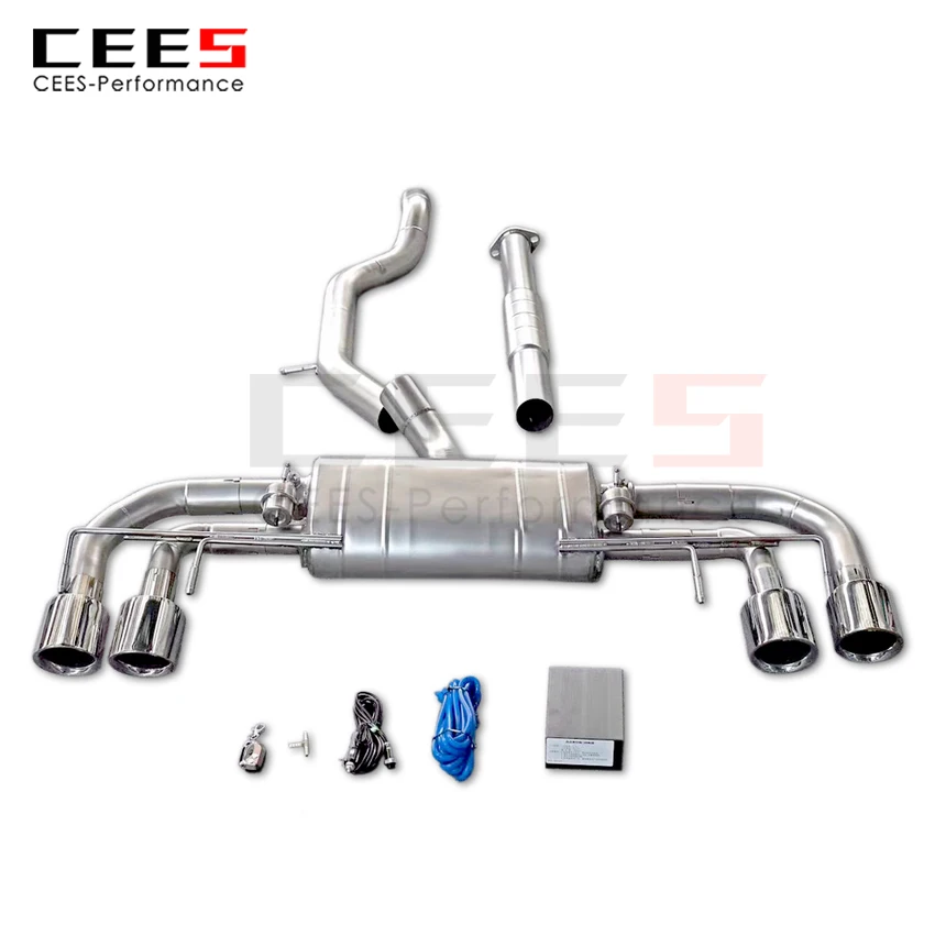 

CEES Exhaust System For Cadillac XT4 2.0T 2020-2022 Valve Muffler Catback Escape Tubo Escape Coche Terminale Scarico Auto