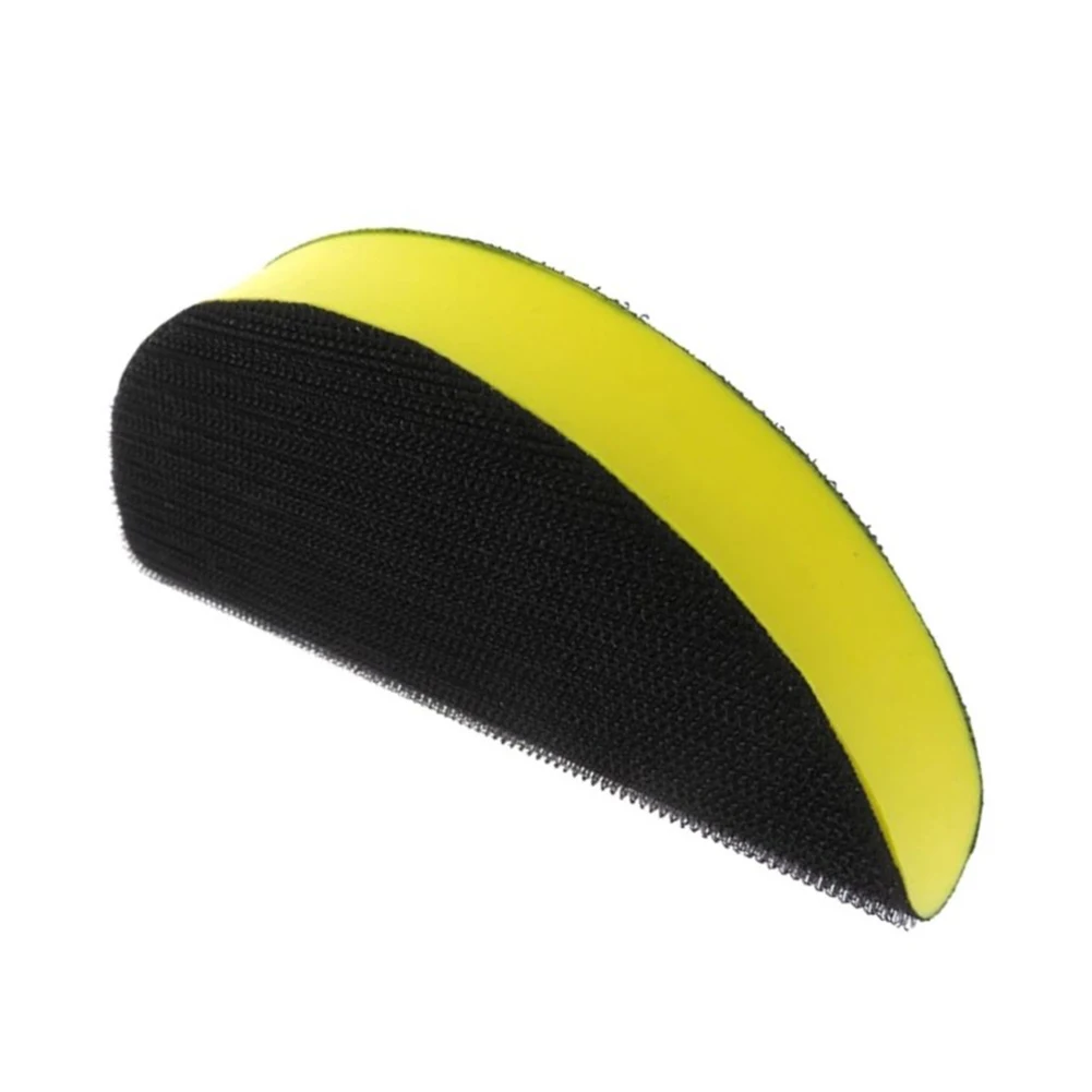 Hand Sanding Block with Flexible Foam Core and Rubber Shell for Balanced Support and Adaptability During Sanding
