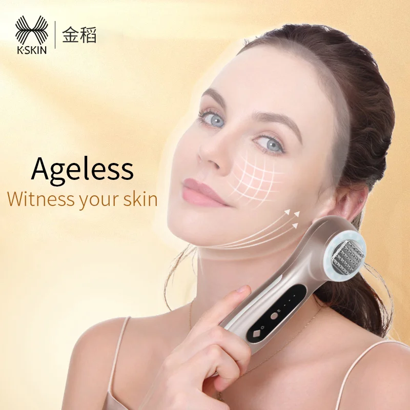 K-SKIN Facial Microcurrent Electric Skin Care Massager EMS RF Multifunctional Facial Massage Device Clean Face Skin Tighten Face