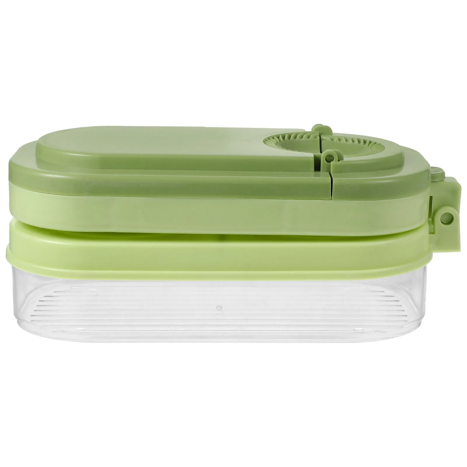 

3-in-1 Dumpling Presser Tool with Storage Box Compact Manual Dumpling Maker for Reusable Dough Press Kitchen Gadget