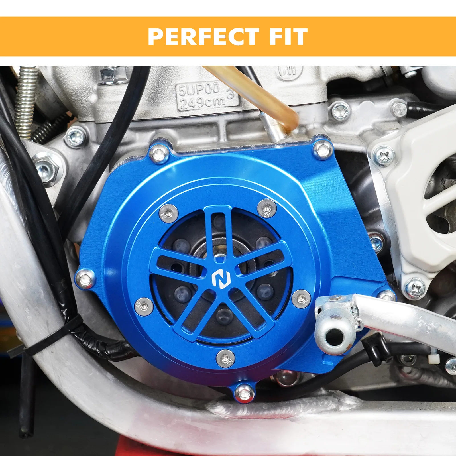 NICECNC لياماها YZ250 YZ 250 1999-2024 دراجة نارية علبة المرافق غطاء الموالي مولد غطاء لياماها YZ250X YZ 250X 2016-2023