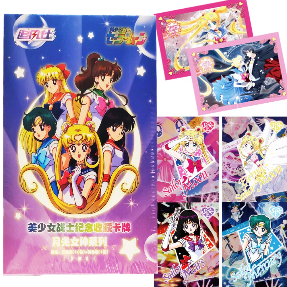 

Magical Girl Anime Collection Cards Classic Fantasy Comic Characters Creative Design Magnetic Cards Booster Box Children Gifts