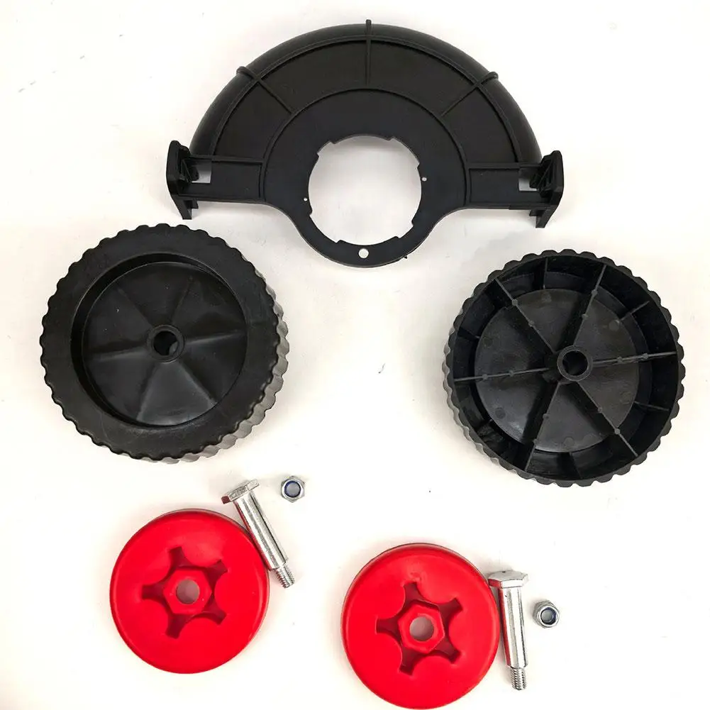 Verstellbares Stützrad für Rasentrimmer, Zusatzrad für Rasenmäher, Ersatzräder für Grasschneider – Detail 10
