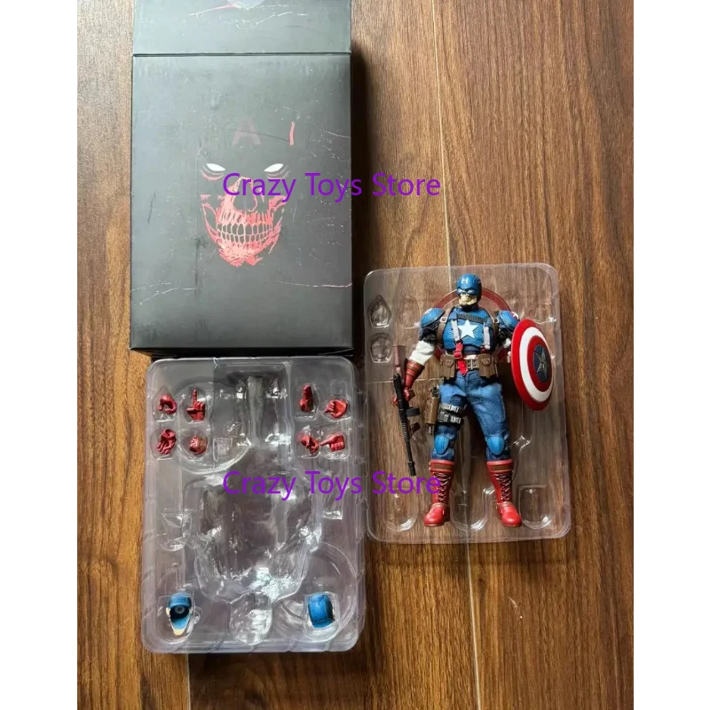 

In Stock Joy Man Toys Captain America Soul War Hero Action Figure 1/12 Scale Collectible JMToys JM003 Kids Toy Birthday Gift