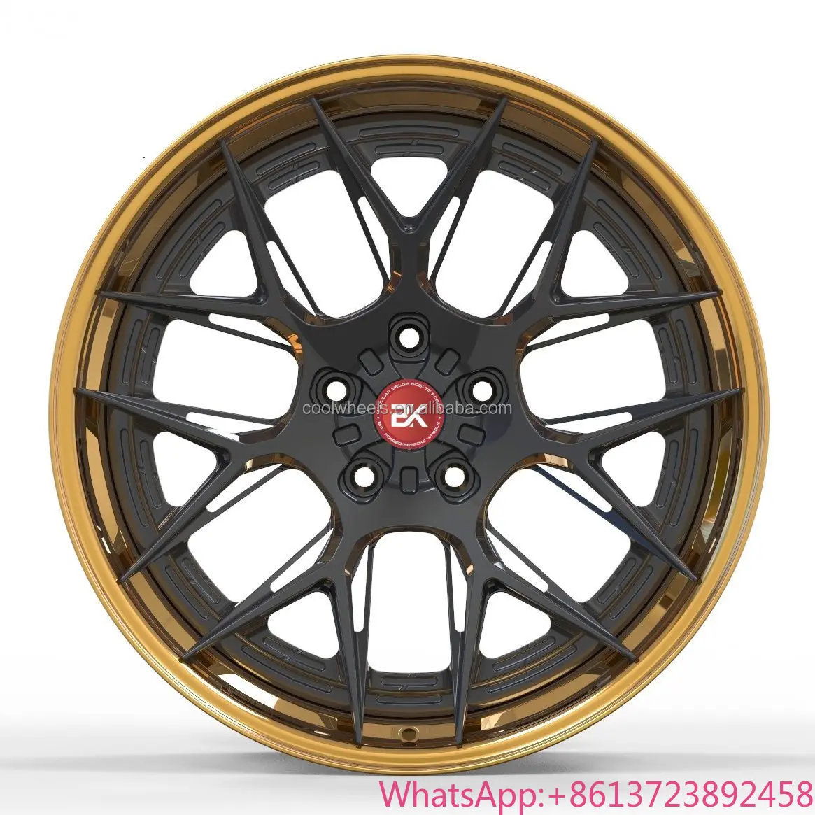 

2 Piece 19 20 21 22 Inch Custom Brushed Alloy Forged 5x115 Wheels Rim Hub for Dodge Challenger Srt Hellcat Charger