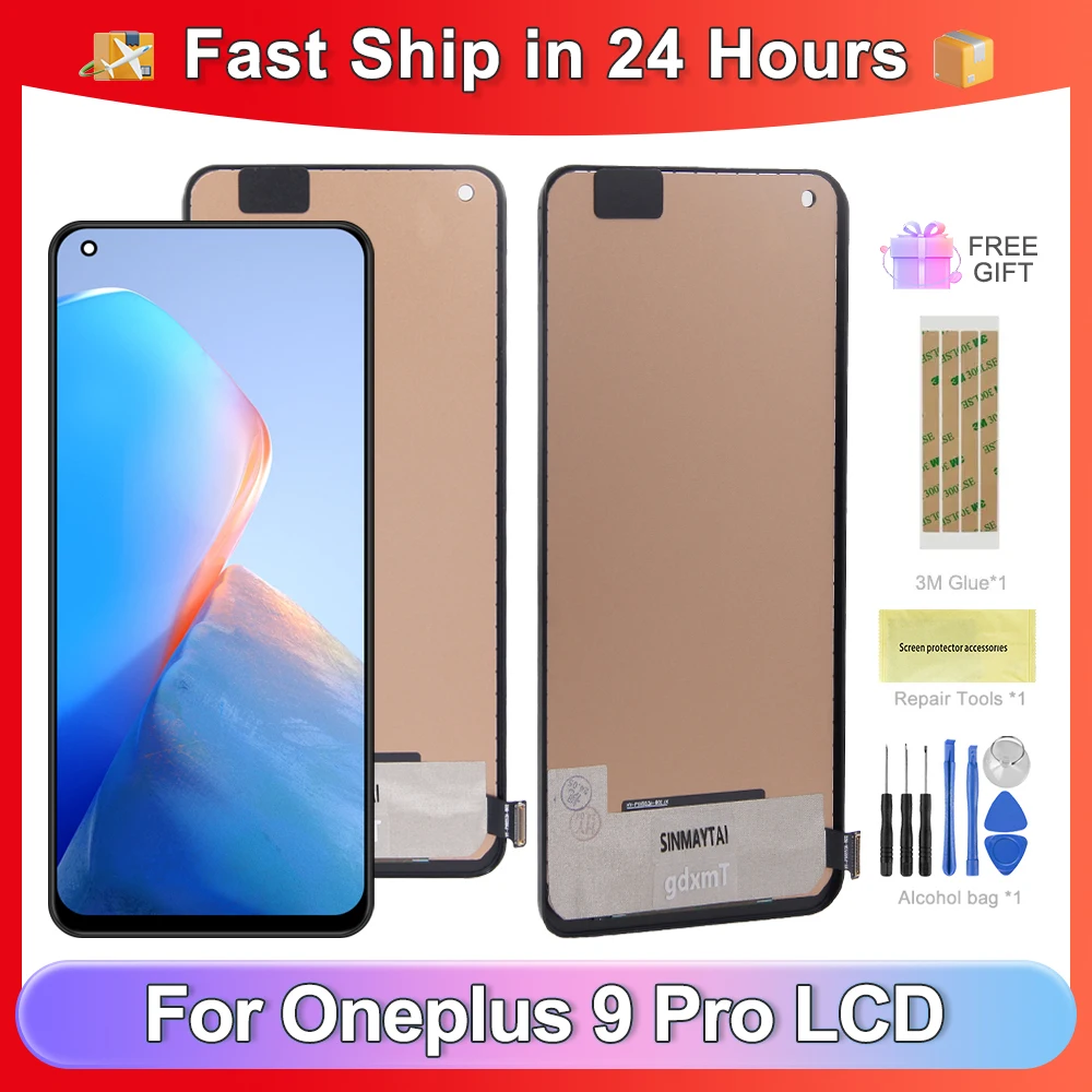 

Tested 1+9Pro 6.7''For OnePlus 9 Pro LE2121 LE2125 LE2123 LE2120 LCD Display Touch Screen Digitizer Assembly Replacement