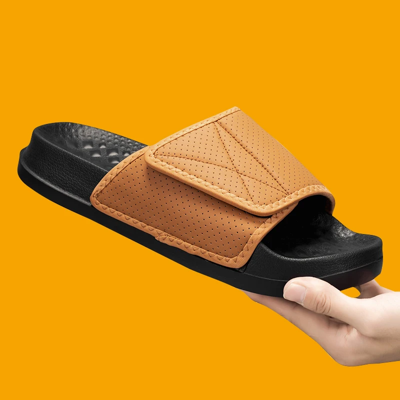 

Men's Premium Quality Slides Durable Non-slip Outdoor Beach Casual Slippers