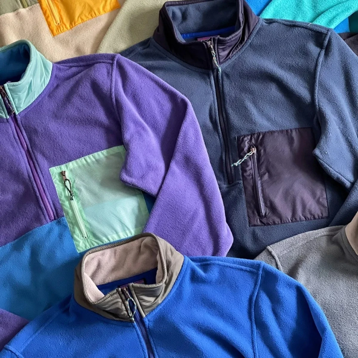 

New Outdoor Men Fashion Casual Fleece Contrasting Color Outdoor Stand-up Collar Fleece Jacket, Mountain-style Warm Hoodie Jacket