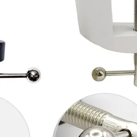 1pc Metal Table Mounting Clamp For Microphone for suspension Stand Holder With Adjustable Screw Aluminum Alloy Base Desk Clamp