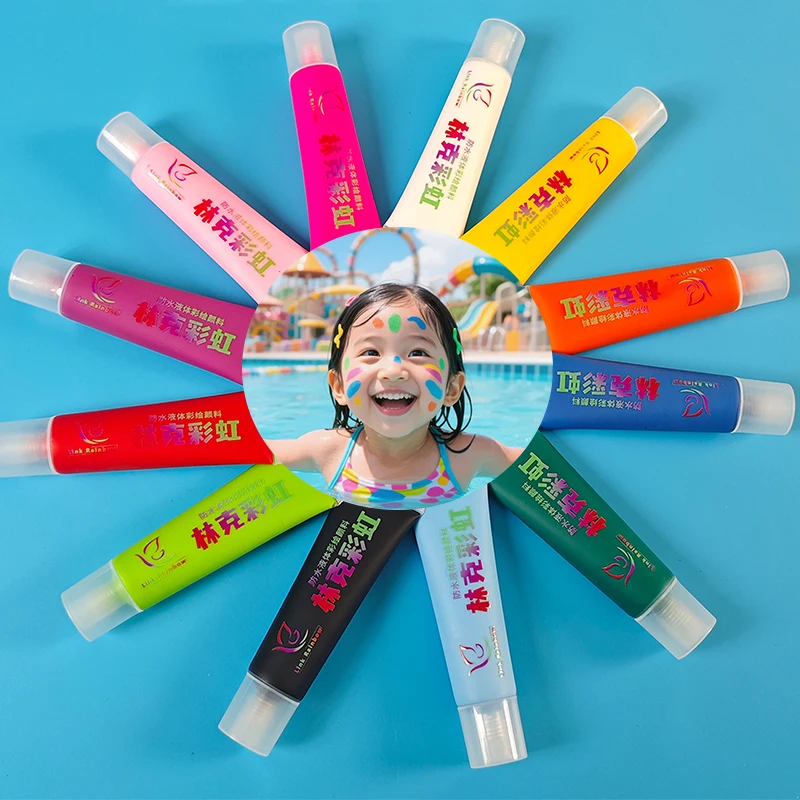 

Waterproof face painting sweat-proof children's body painting long-lasting outdoor liquid cream 30ml