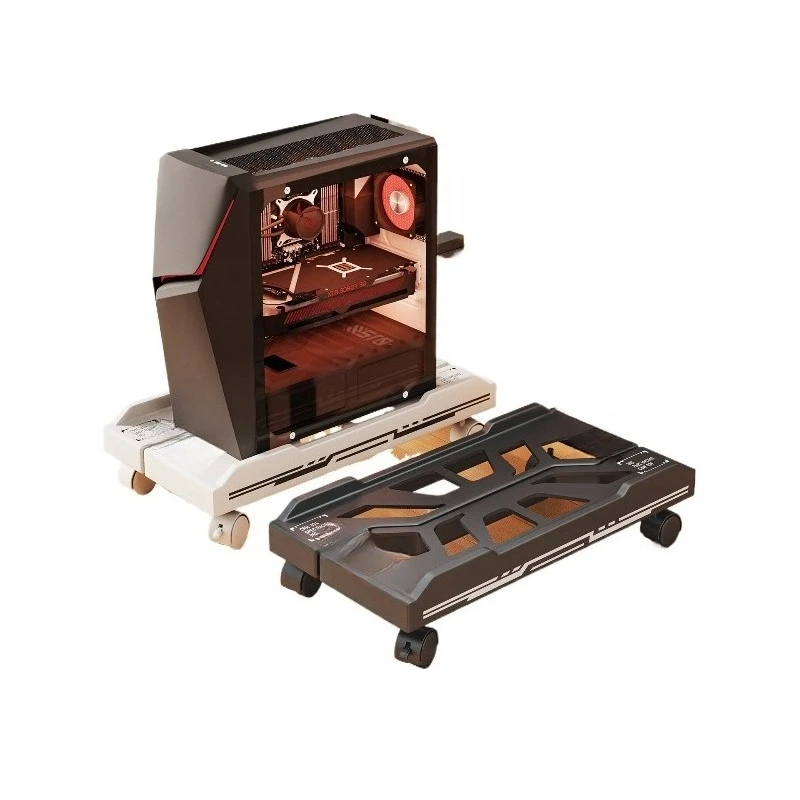 Lower host bracket Floor-to-ceiling retractable heat dissipation base Desktop computer chassis Height increase bracket