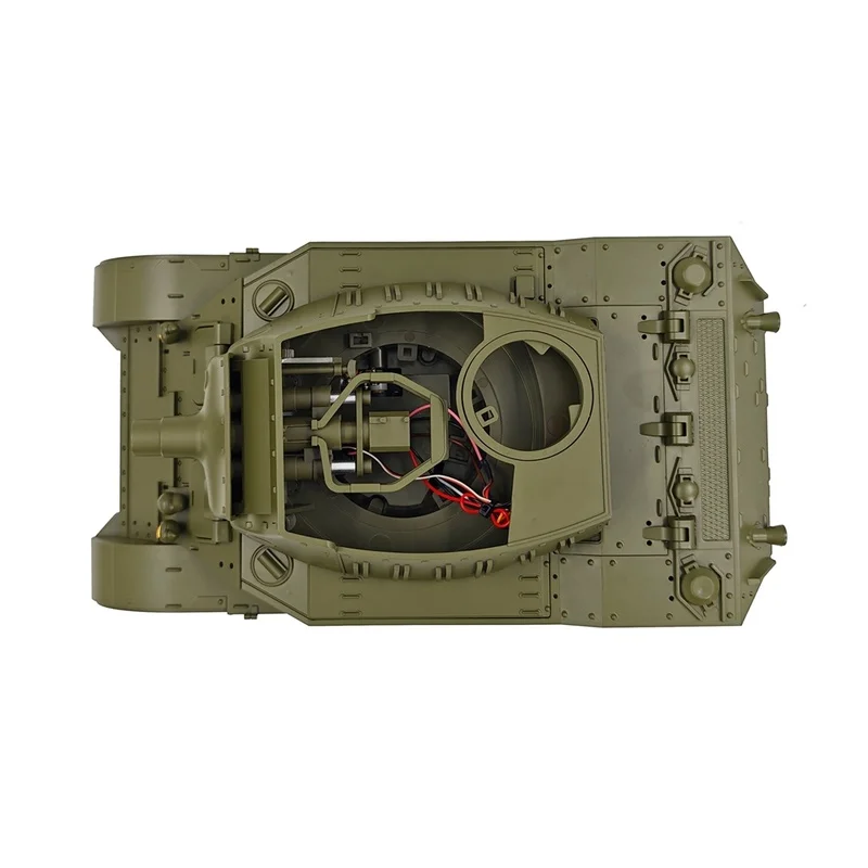 Ku Bing Ke M8 artillerie automotrice Cockpit ouvert réservoir télécommandé peut fumer Simulation modèle militaire garçon jouet