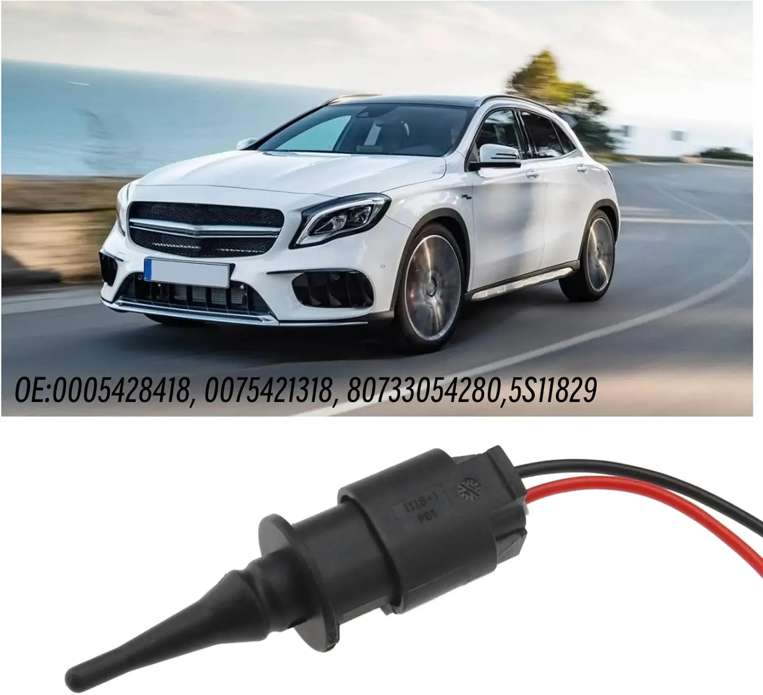 

Brand new high-quality suitable for BMW E81116i118i120i130iE82E87E88F20F18F90 Outdoor temperature sensor 65816936953 65816905133