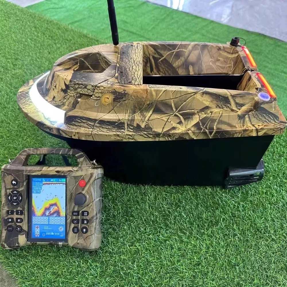 RC Bait Boat XT550 GPS and Sonar Precise Positioning Intelligent Long Range Nesting Boat HD Screen IPX5 Waterproof Bait Feeding