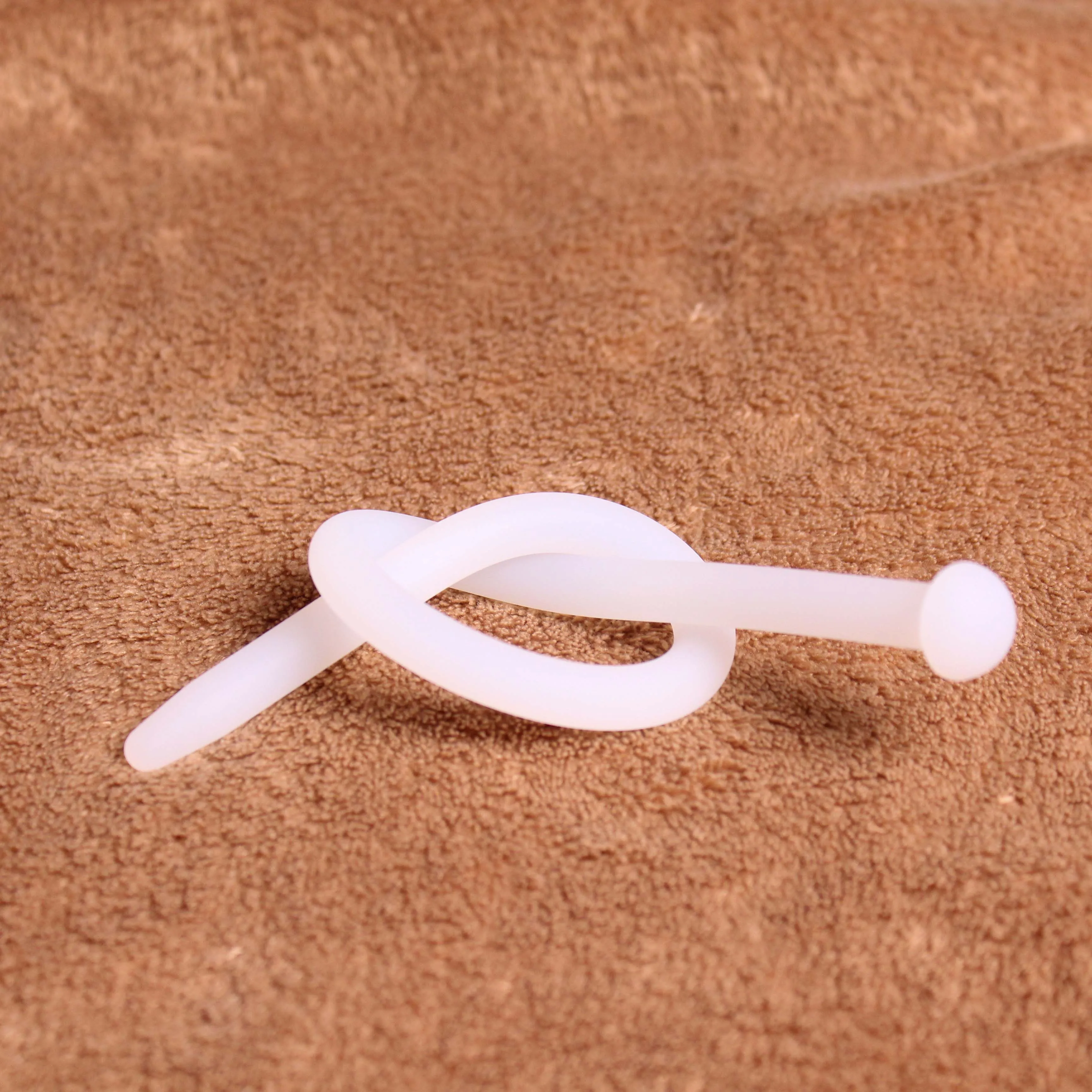 White Soft Pure Silicone Urethral Irritation Tube Dilator Penis Insert Plug Sounding Penis Plug Horse Eye Stimulation Sex Toys