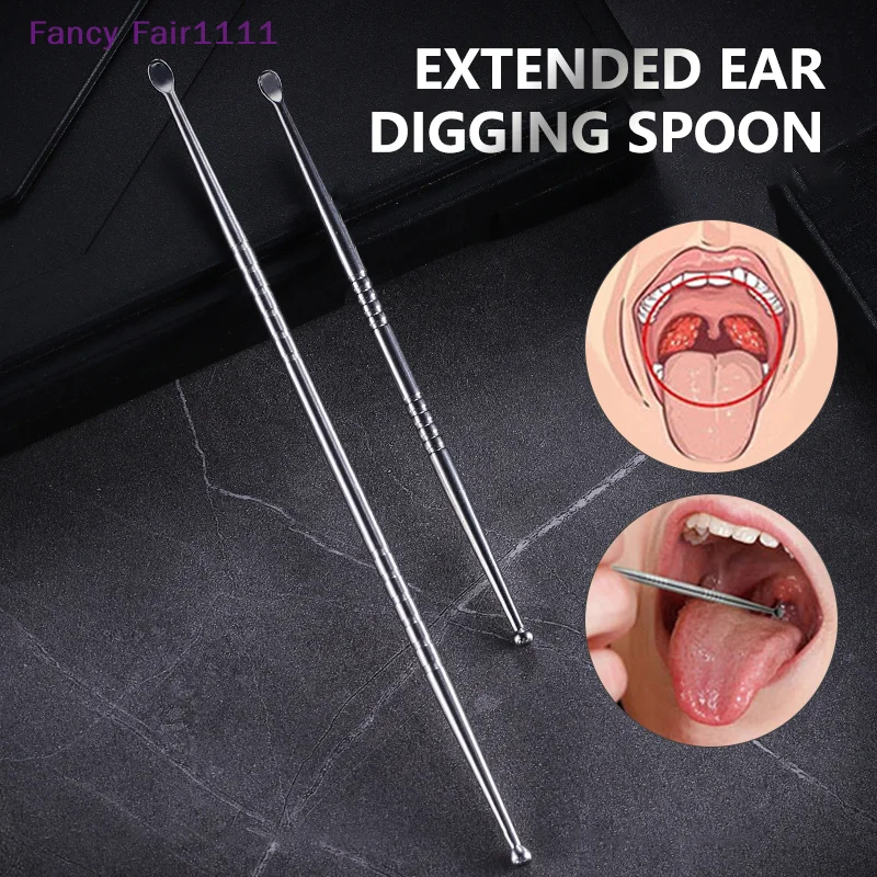 

New 1pcs Tonsil Stone Removal Ear Wax Remover Stainless Steel Remover Mouth Cleaning Care Tools Tonsil Stone Remover Health Care