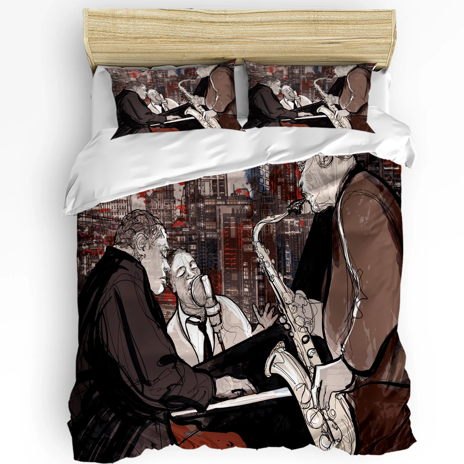 

Airplane Retro Duvet Cover Bed Bedding Set For Double Home Textile Quilt Cover Pillowcases Bedroom Bedding Set (No Sheet)