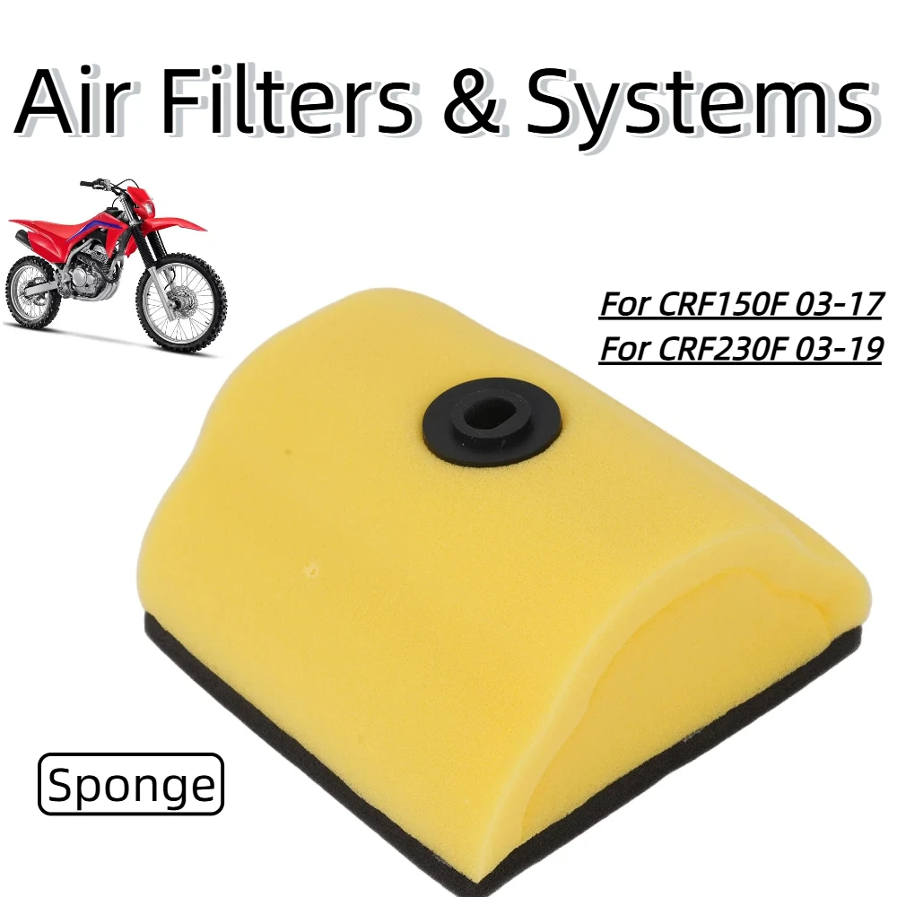 Für Honda CRF 150F 230F CRF150F 03-17 CRF230F 03-19 Dirt Pit BikeAir Filter Schwamm luftfilter Motorrad Zubehör Langlebig